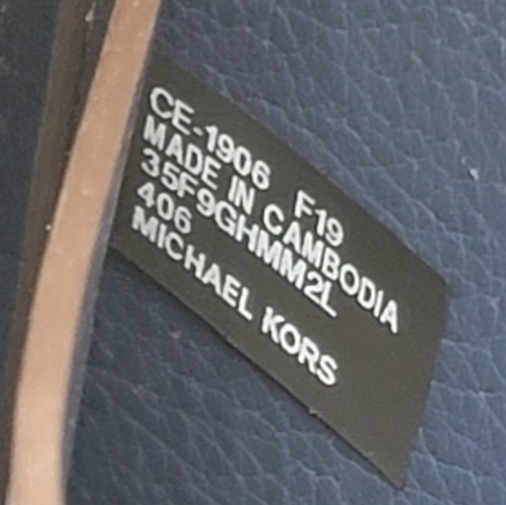 ⚠️LAST 1⚠️ Michael Kors Hamilton MD Crossbody Satchel Blue - Picture 6 of 9
